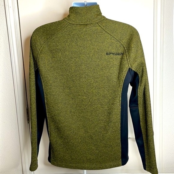 𝅺spyder mens Outbound 1/4 zip pullover shirt, size medium, good condition - Picture 2 of 8